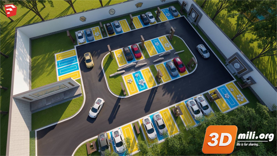 Parking lot Skp Files